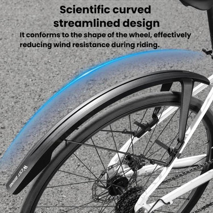 WEST BIKING YP0714046 Bike Front & Rear Extended Fenders Waterproof Mudguards Cycling Accessories