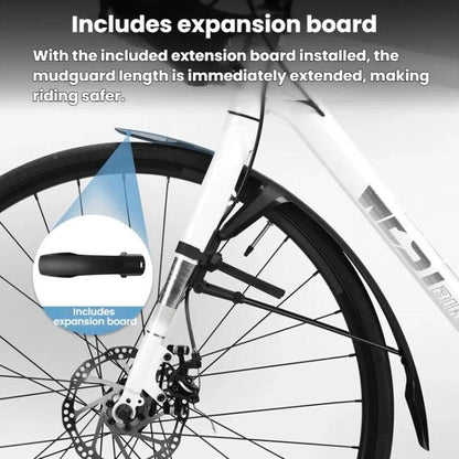 WEST BIKING YP0714046 Bike Front & Rear Extended Fenders Waterproof Mudguards Cycling Accessories