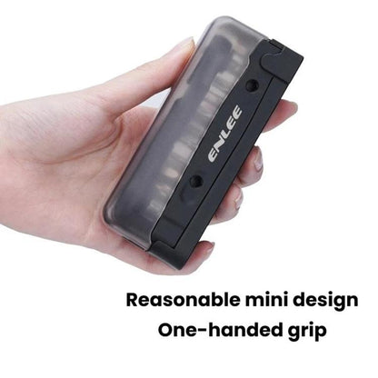 ENLEE EN59 19pcs Bike Ratchet Wrench Set Portable Multifunctional Bicycle Repair Tool Kit, EN59 19pcs