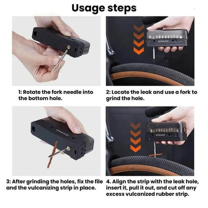 ENLEE EN59 19pcs Bike Ratchet Wrench Set Portable Multifunctional Bicycle Repair Tool Kit, EN59 19pcs
