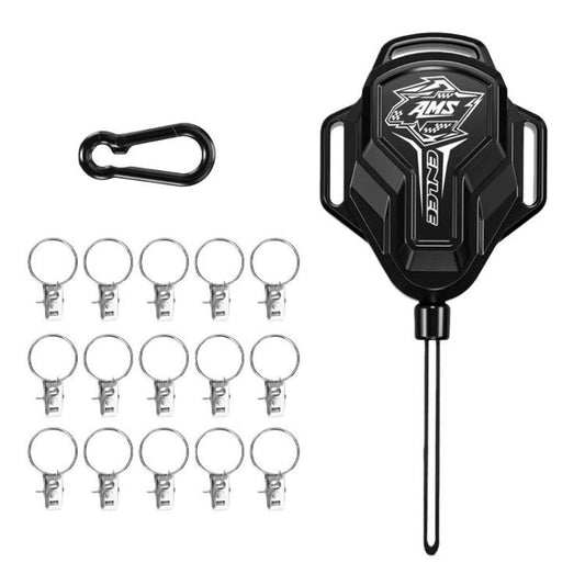 ENLEE YY-E1 9m Outdoor Portable Retractable Clothesline Multifunctional Camping Clothes Hanging Rope