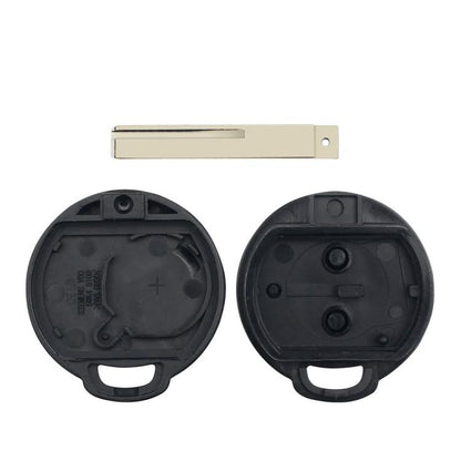 For Mitsubishi Straight Blade Round Head Flat Blank Right Groove Key Shell