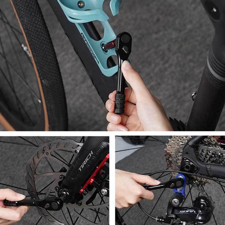 ENLEE EN56 12pcs Bike Ratchet Wrench Set Multifunctional Portable Bicycle Repair Tool Kit, EN56 12pcs