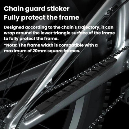 ENLEE TPU-01 Bike Chain Anti-Scratch Protector Strip Down Tube Anti-Scratch Shock-Absorbing Sticker