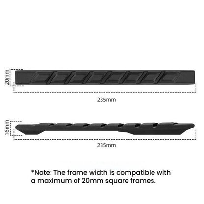 ENLEE TPU-01 Bike Chain Anti-Scratch Protector Strip Down Tube Anti-Scratch Shock-Absorbing Sticker