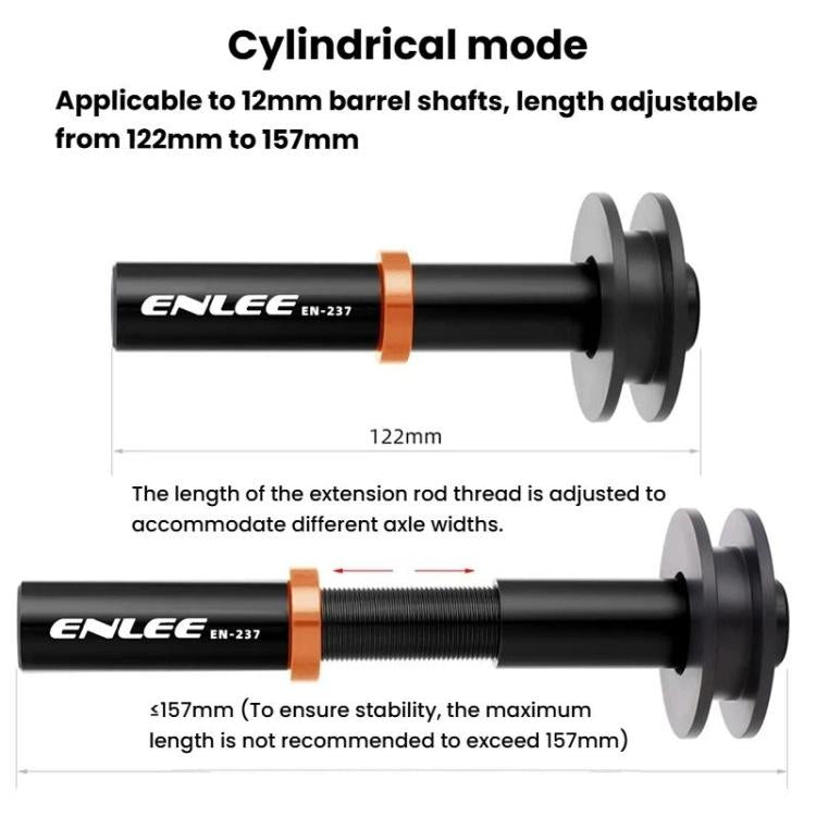 ENLEE EN-237 Bike Chain Keeper Universal Chain Holder For Quick-Release & Thru-Axle, EN-237