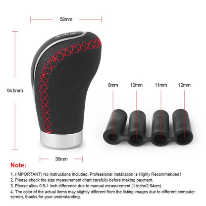 Automotive Aftermarket PU Shift Knob Gear Shift Lever With 3-Position Dial