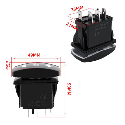 ATV LED Turn Signal Relay Kit, 8 LED Lights+Square Horn, 4 LED Lights+Square Horn, 6 LED Lights+1 Switch