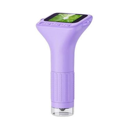 H375 2 Inch IPS Screen Manual Focus Microscope Rechargeable Kids Microscope With Light