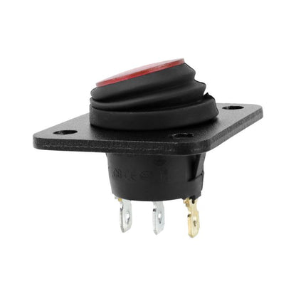 Round Waterproof Marine Panel Switch With LED Light, 1 Button Red, 2 Button Red, 3 Button Red, 4 Button Red, 5 Button Red, 6 Button Red, 1 Button Blue, 2 Button Blue, 3 Button Blue, 4 Button Blue, 5 Button Blue, 6 Button Blue, 1 Button Green