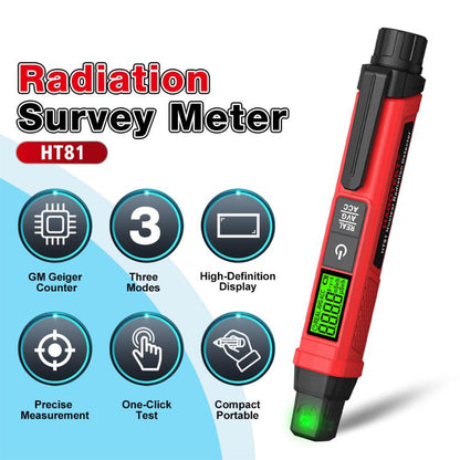 Nuclear Radiation Detection Pen Nuclear Contamination Meter Radioactive Material Detector, HT81