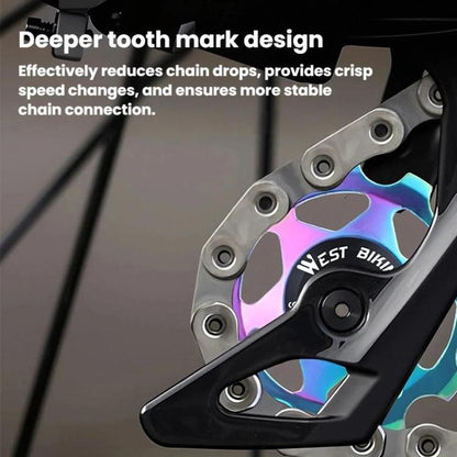 WEST BIKING YP0719490 Bike Jockey Wheel With Metal Bearings Road Bike Rear Derailleur Jockey Wheel, 11T Black, 11T Red, 11T Colorful, 13T Black, 13T Red, 13T Colorful