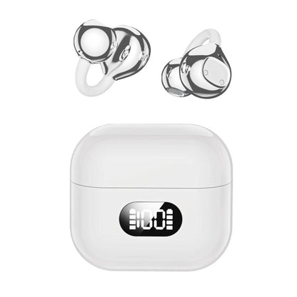 X62 150 Languages AI Translation Earphones Clip-On Digital Display Smart Bluetooth Earphones
