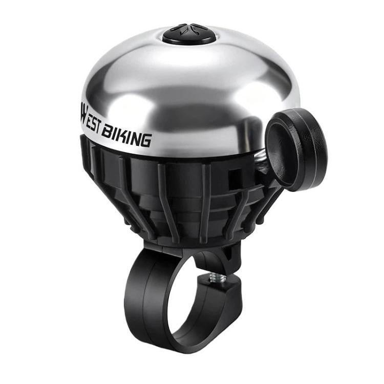 WEST BIKING YP0706061 Bike Thumb Bell Aluminum Alloy Loud & Compact Bicycle Bell