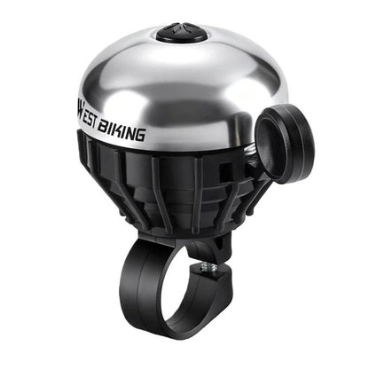WEST BIKING YP0706061 Bike Thumb Bell Aluminum Alloy Loud & Compact Bicycle Bell