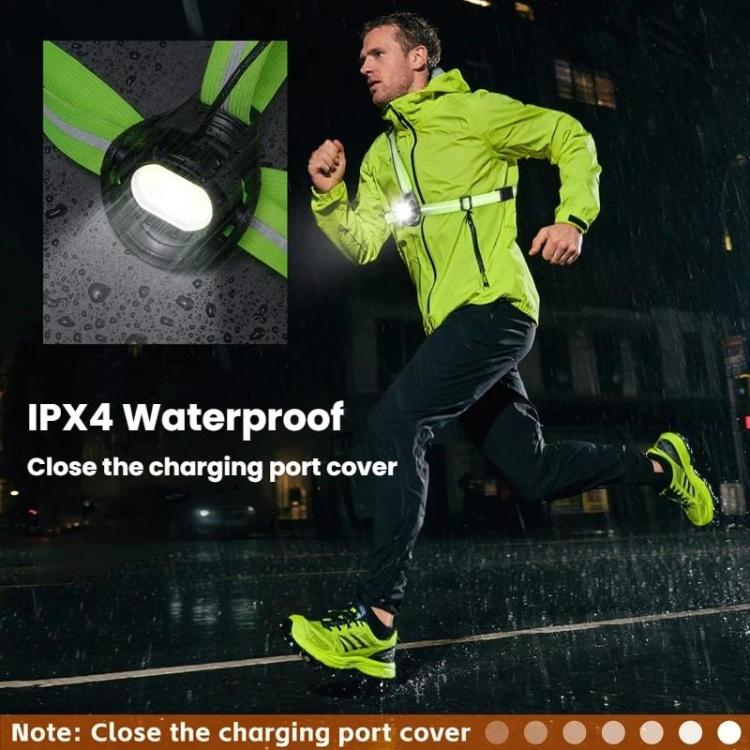 WEST BIKING YP0701499 Cycling Running Light High Brightness Chest Warning Light