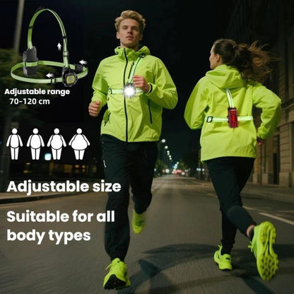 WEST BIKING YP0701499 Cycling Running Light High Brightness Chest Warning Light