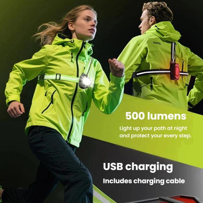 WEST BIKING YP0701499 Cycling Running Light High Brightness Chest Warning Light