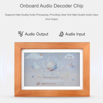 WAVESHARE ESP32-S3 7.3-Inch E6 Full-Color E-Paper Display With Solid Wood Frame 800 × 480 Resolution, 32408