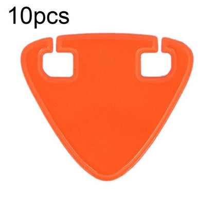 10pcs Bicycle Emergency Night Riding High-Visibility Reflective Stickers, Single-sided Flocked On Back, Double-sided