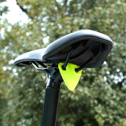 10pcs Bicycle Emergency Night Riding High-Visibility Reflective Stickers, Single-sided Flocked On Back, Double-sided