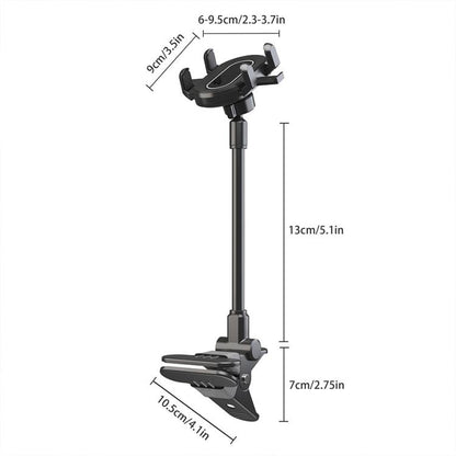 Universal Phone Holder For Recording Live Streaming Teaching Videos Of Guitar/Bass/Ukulele