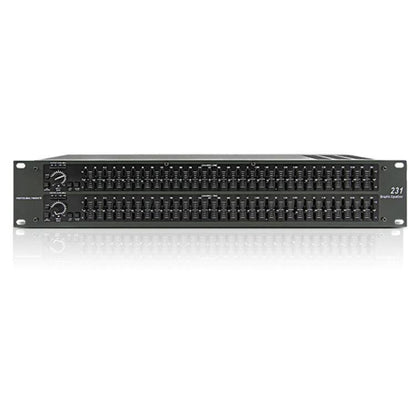 231 Stage Performance Home Audio Equalizer Bar KTV High-Mid-Low EQ Tuner, US Plug, EU Plug, UK Plug, AU Plug