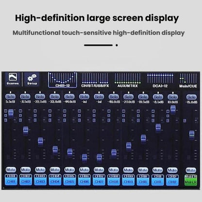 MDX22 USB Bluetooth 48V Phantom Power DSP Digital Mixer, US Plug, EU Plug, UK Plug, AU Plug