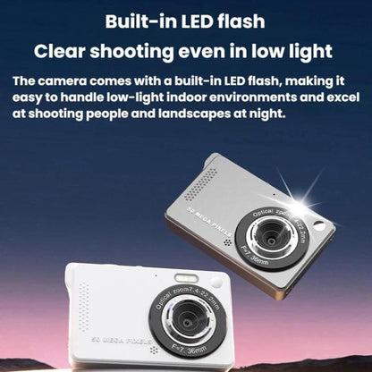 M08 2.8 Inch HD Student Digital CCD Camera Retro Camera With OTG Transfer