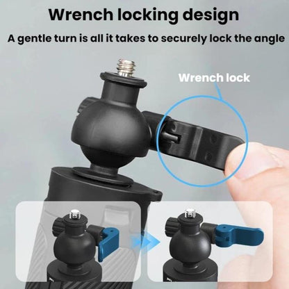 Flymile For DJI / GoPro / Insta360 Selfie Sticks Extension Tripods, 1/4 inch Version, Two-prong Version