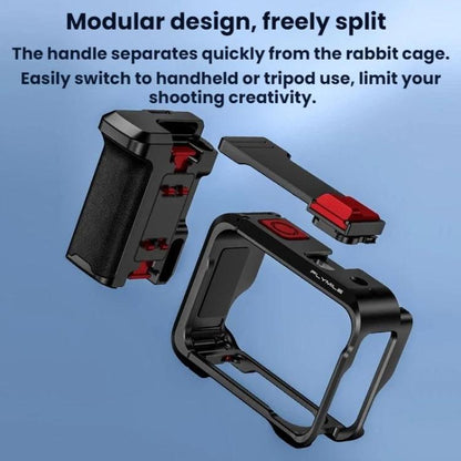 For Insta360 Ace Pro 1/2 Flymile Camera Cage Extension Handle Kit