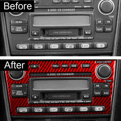 For 1999-2005 LEXUS IS300 Left-Hand Drive Radio Panel Sticker Type A, Type A Black, Type A Red