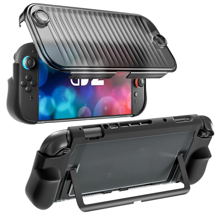 For Nintendo Switch 2 Crystal Full-Coverage Protective Case Dock-Compatible Design