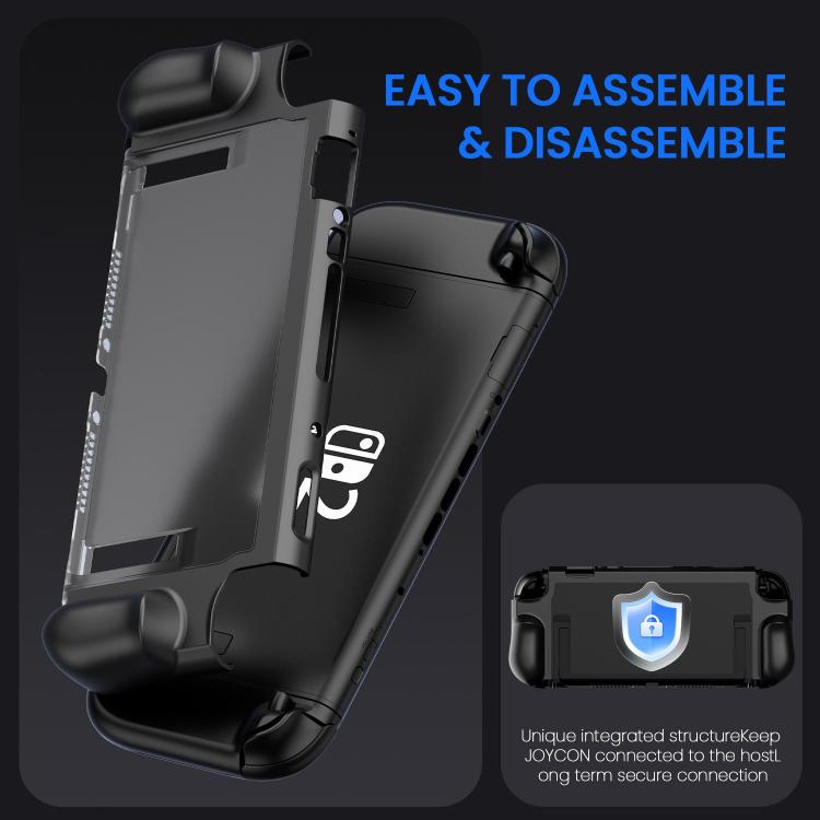 For Nintendo Switch 2 Crystal Full-Coverage Protective Case Dock-Compatible Design
