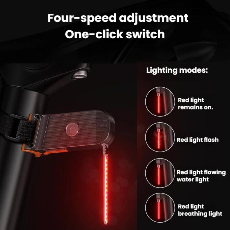 SMILING SHARK CW-D388 Outdoor Night Riding Bike Tail Light Bicycle Decorative Signal Light