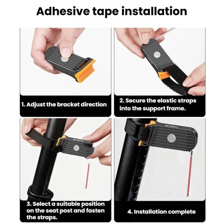 SMILING SHARK CW-D388 Outdoor Night Riding Bike Tail Light Bicycle Decorative Signal Light