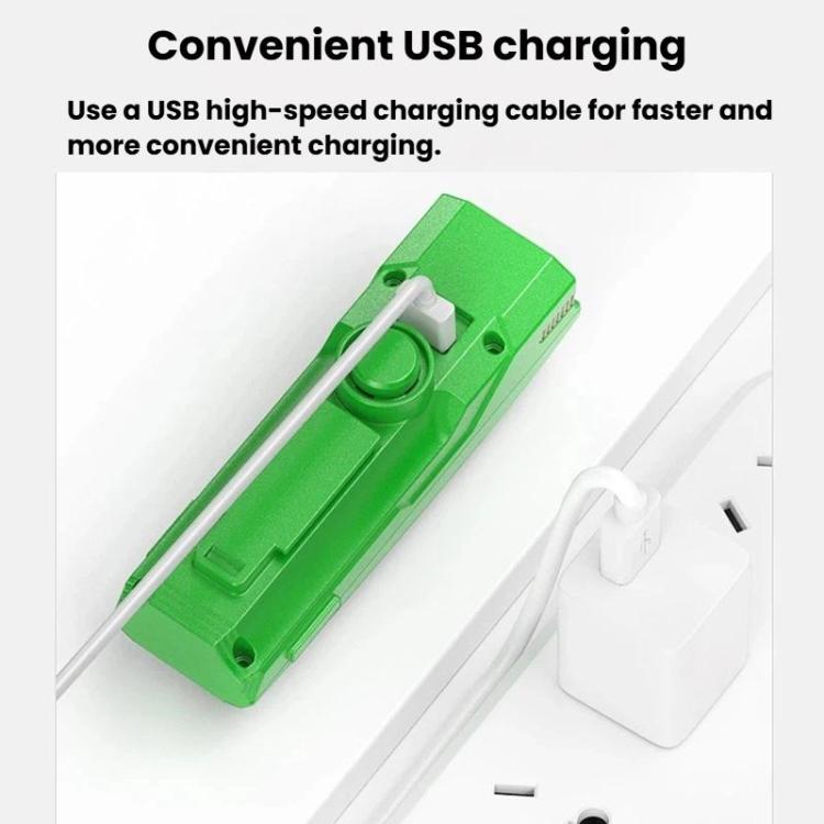 SMILING SHARK QX-D435A Kids Bike Headlight With Light Control Sensor Digital Display Portable Flashlight With Horn