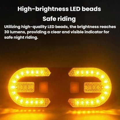 Bike Remote Control Turn Signal Taillight Detachable Mountain Bike Warning Light