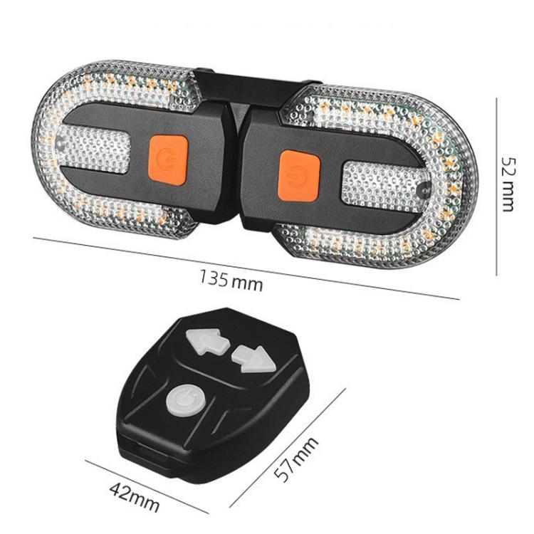 Bike Remote Control Turn Signal Taillight Detachable Mountain Bike Warning Light