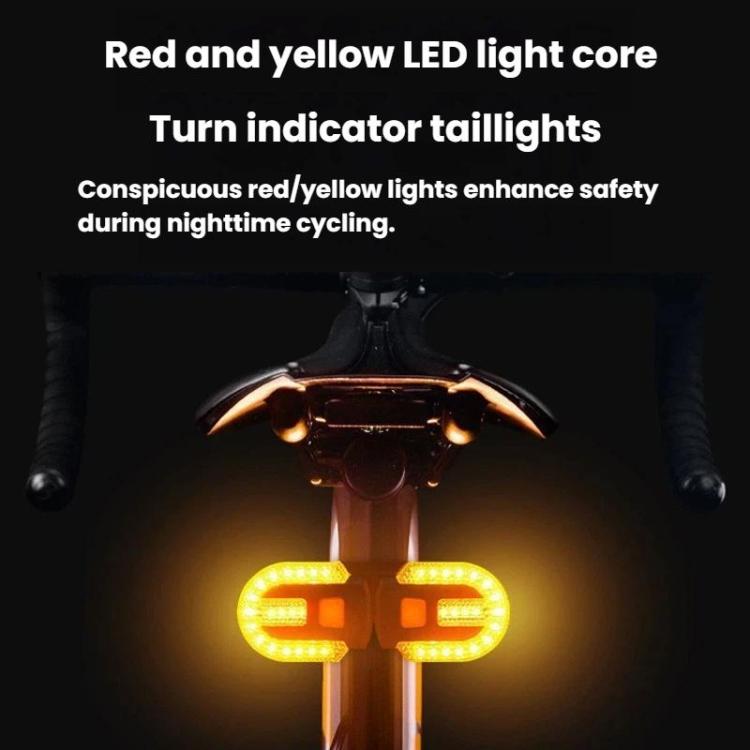 Bike Remote Control Turn Signal Taillight Detachable Mountain Bike Warning Light