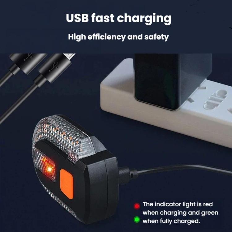 Bike Remote Control Turn Signal Taillight Detachable Mountain Bike Warning Light