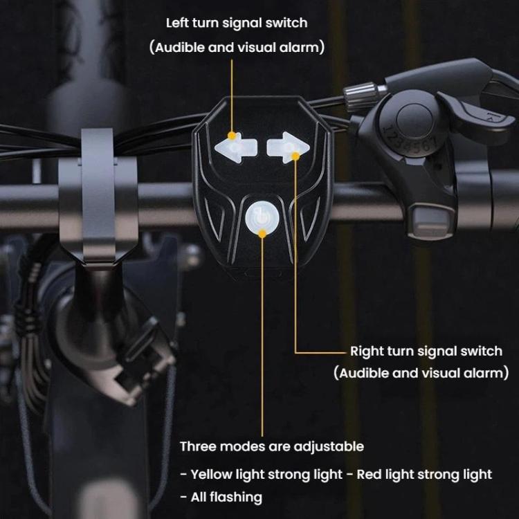 Bike Remote Control Turn Signal Taillight Detachable Mountain Bike Warning Light