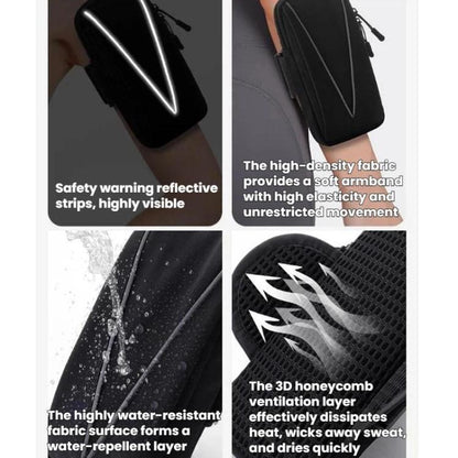Reflective Portable Waterproof Running Armband Outdoor Sports Phone Bag