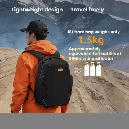 Cwatcun D248 Medium Camera Bag Waterproof High Capacity DSLR Digital Camera Backpack