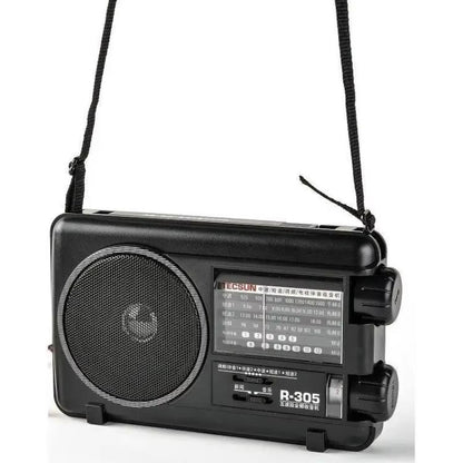 TECSUN R-305P Full-Band Radio Portable Retro Analog Dial DSP Radio, R-305P