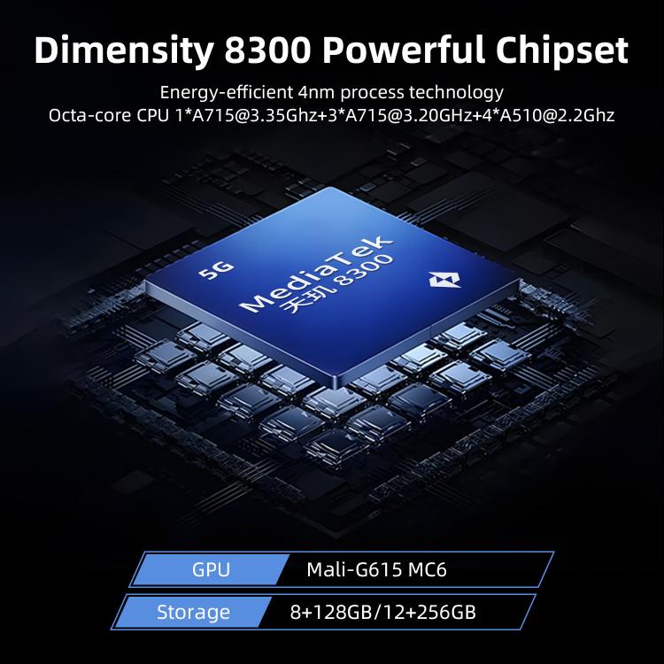 ANBERNIC RG477V 4.7-Inch 120Hz Vertical Handheld Console Dimensity 8300 Chipset, Android 14, RGB Lighting & Gyroscope, Built In 8G+128GB, Built In 8G+128GB+128G SD Card, Built In 12G+256GB, Built In 12G+256GB+128G SD Card