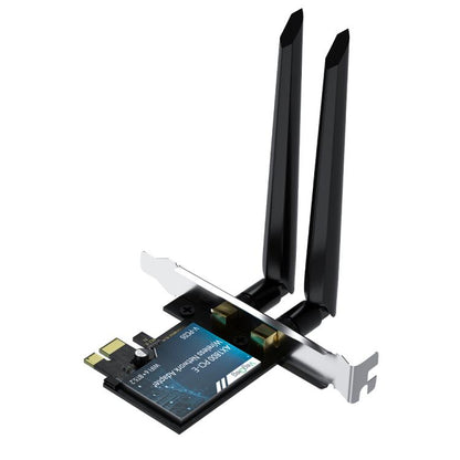 VegGieg 2 In 1 Desktop Gigabit PCIe Wireless Network Adapter, AX1800 PCI-E to WIFI 6 + Bluetooth 5.2/5dB