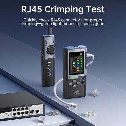 FNIRSI Multifunctional Cable Finder with Anti-interference PoE Cable Tester, LPM-10