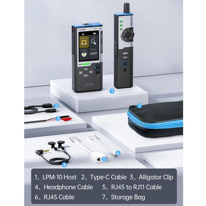 FNIRSI Multifunctional Cable Finder with Anti-interference PoE Cable Tester, LPM-10