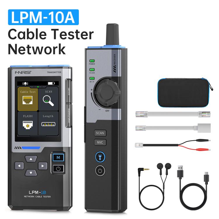 FNIRSI Multifunctional Cable Finder with Anti-interference PoE Cable Tester, LPM-10A